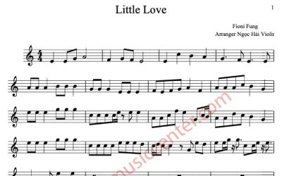 Sheet nhạc A Little Love – Fiona Fung