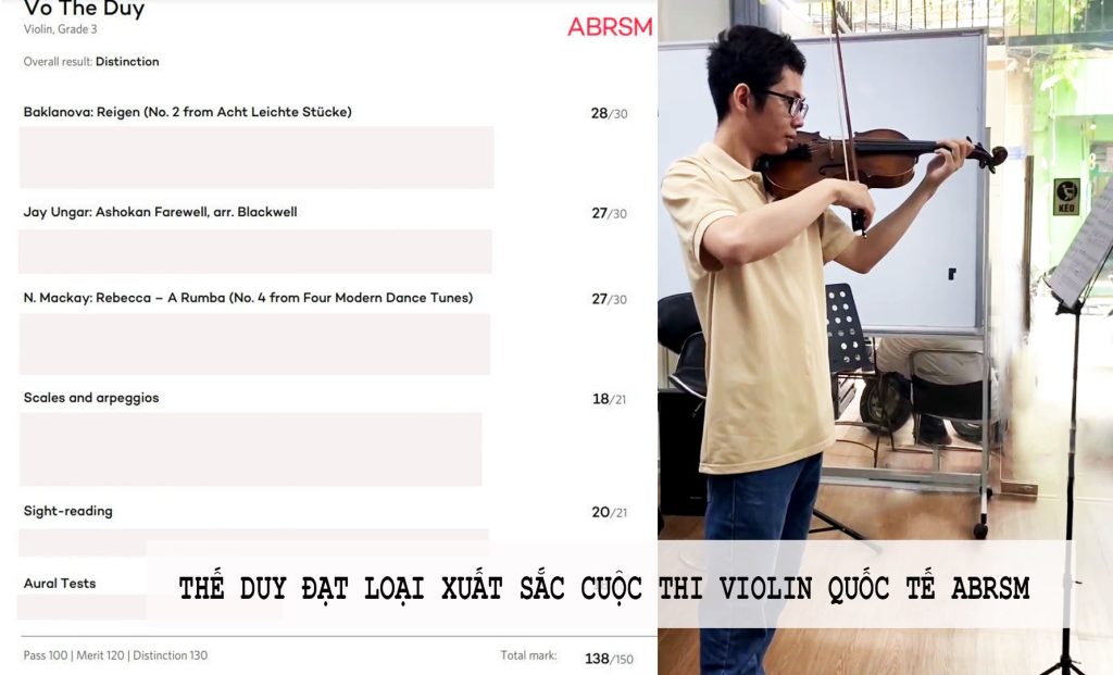 bang abrsm The Duy Ngọc Hải Music Center