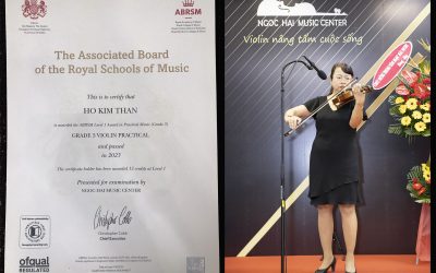 Học viên tại Ngọc Hải Music Center đạt chứng chỉ quốc tế violin ABRSM